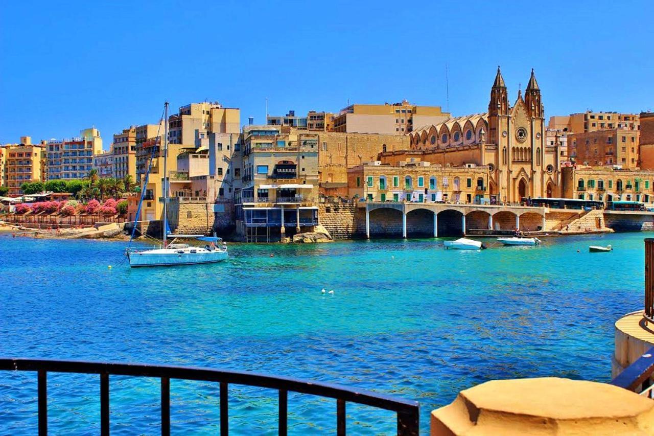 Deluxe Apartment With Valletta And Harbour Views Sliema Bagian luar foto